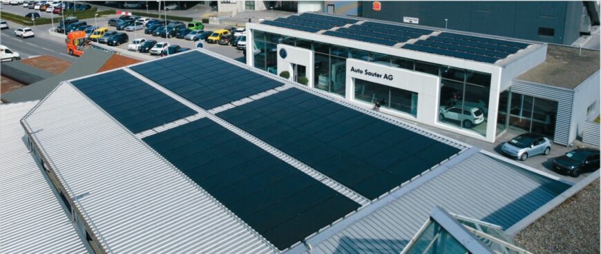 Die Auto Sauter AG investiert in Solarenergie
